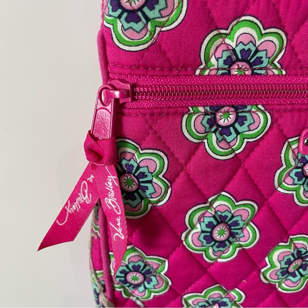 Vera Bradley “Pink Swirls Flower” Crossbody Bag - Picture 4 of 10